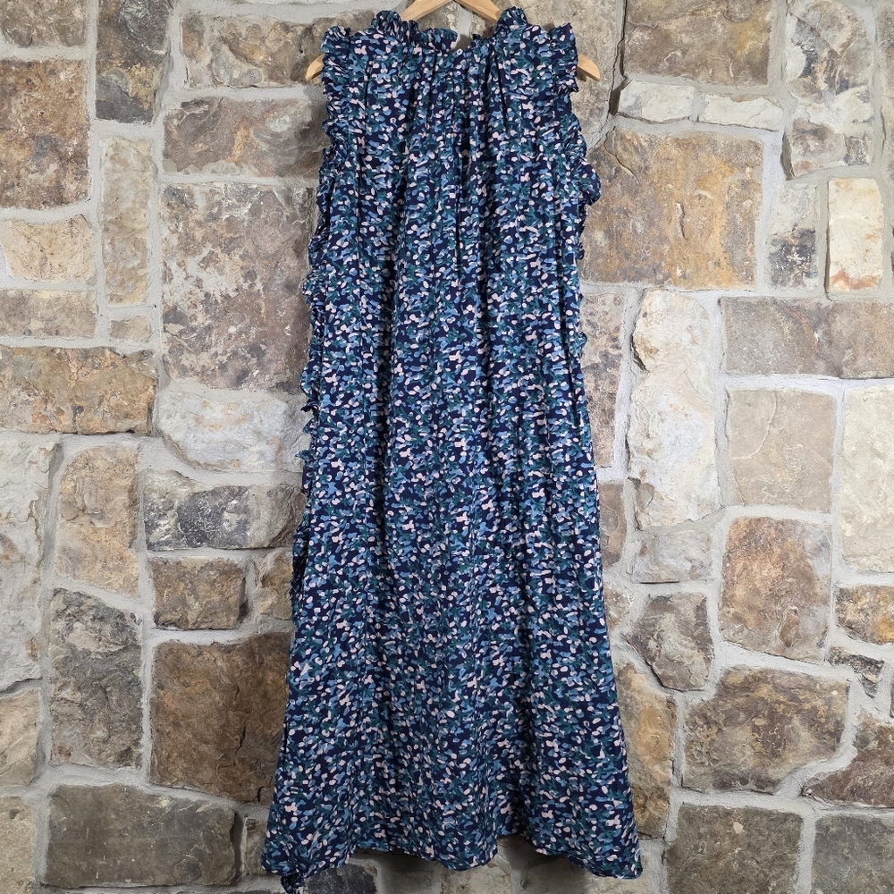 Mirth Cassis Tank Ruffle Maxi Dress - Picture 5 of 10